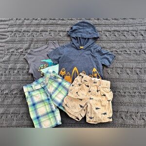 Boys 3T Lot of Clothes (2 pairs of shorts, 1 tank top, 1 t-shirt)
